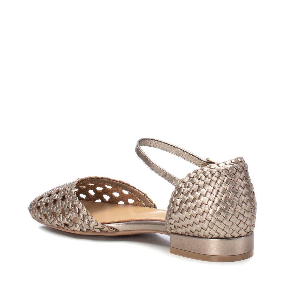 Carmela 16147102 ballerine cuir gris à bride