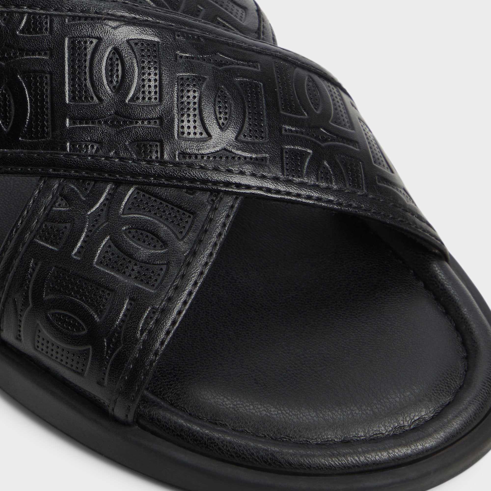 ALDO Olino mules noires brides croisées