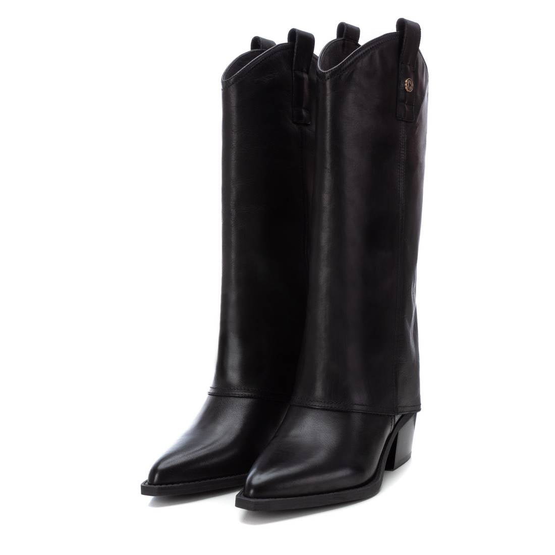 Carmela 16187901 bottes femme noires cuir talon 6 cm