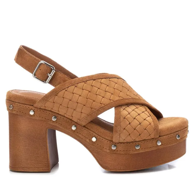 Carmela 16061601 sandale femme marron cuir talon 10 cm