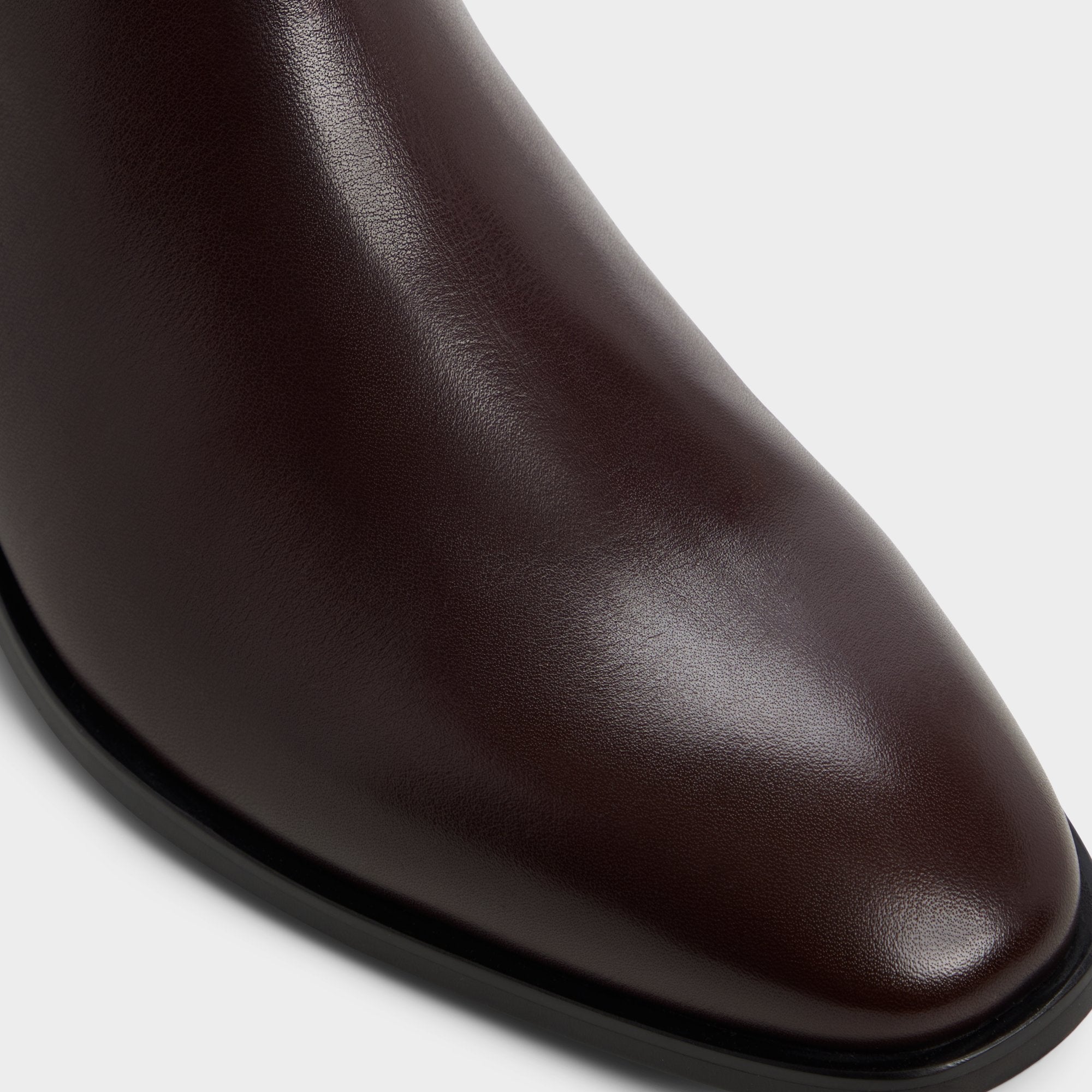 ALDO Amur bottines bordeaux cuir talon bloc