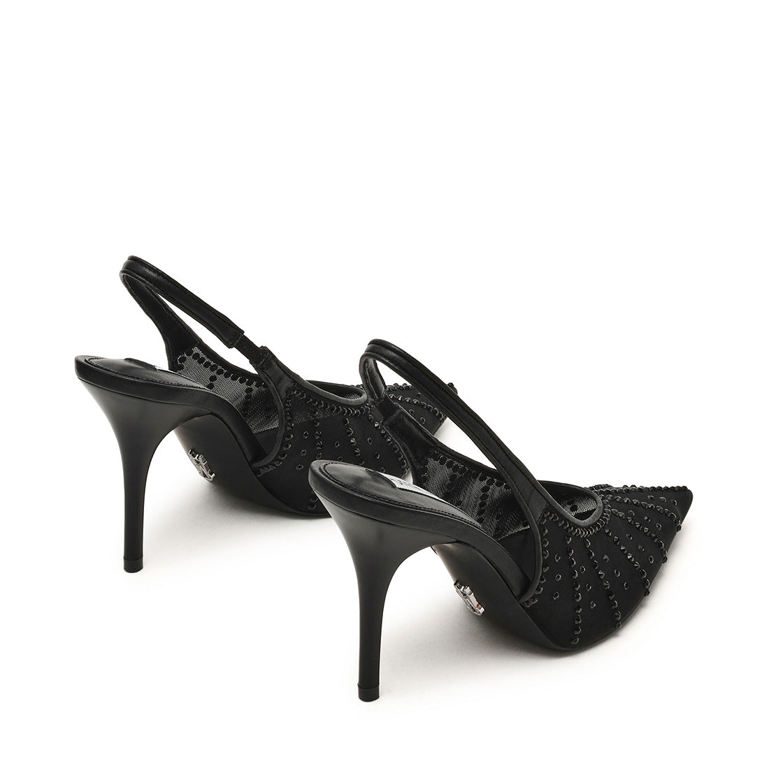 Steve Madden Aaisha escarpins maille noire 8 cm