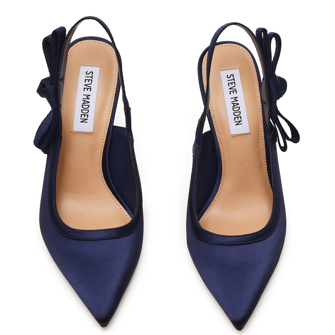 Steve Madden Brylie escarpin satin bleu marine