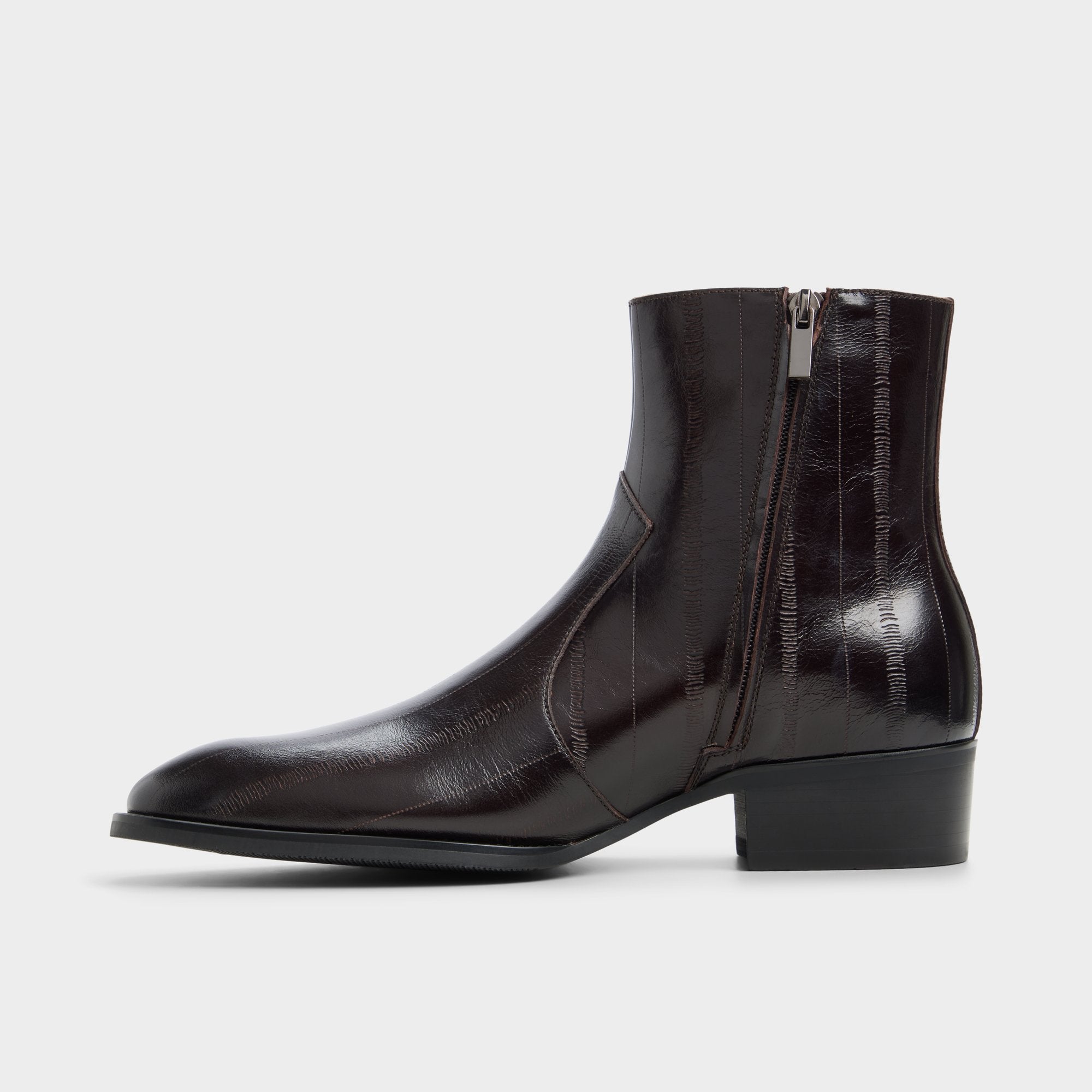 ALDO Chander bottines homme marron texture western