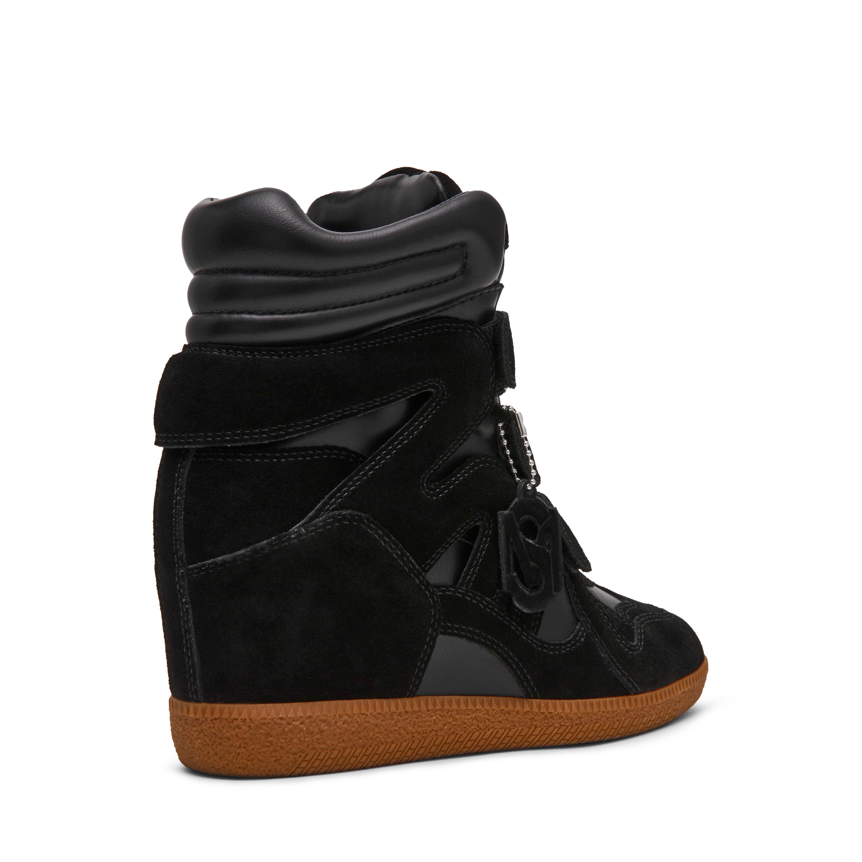Steve Madden Mavis baskets daim noir scratch femme