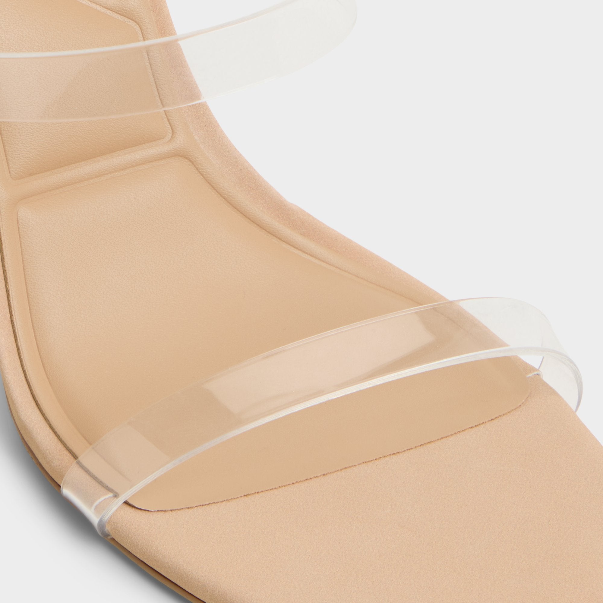 ALDO Evalina mules à talons brides transparentes