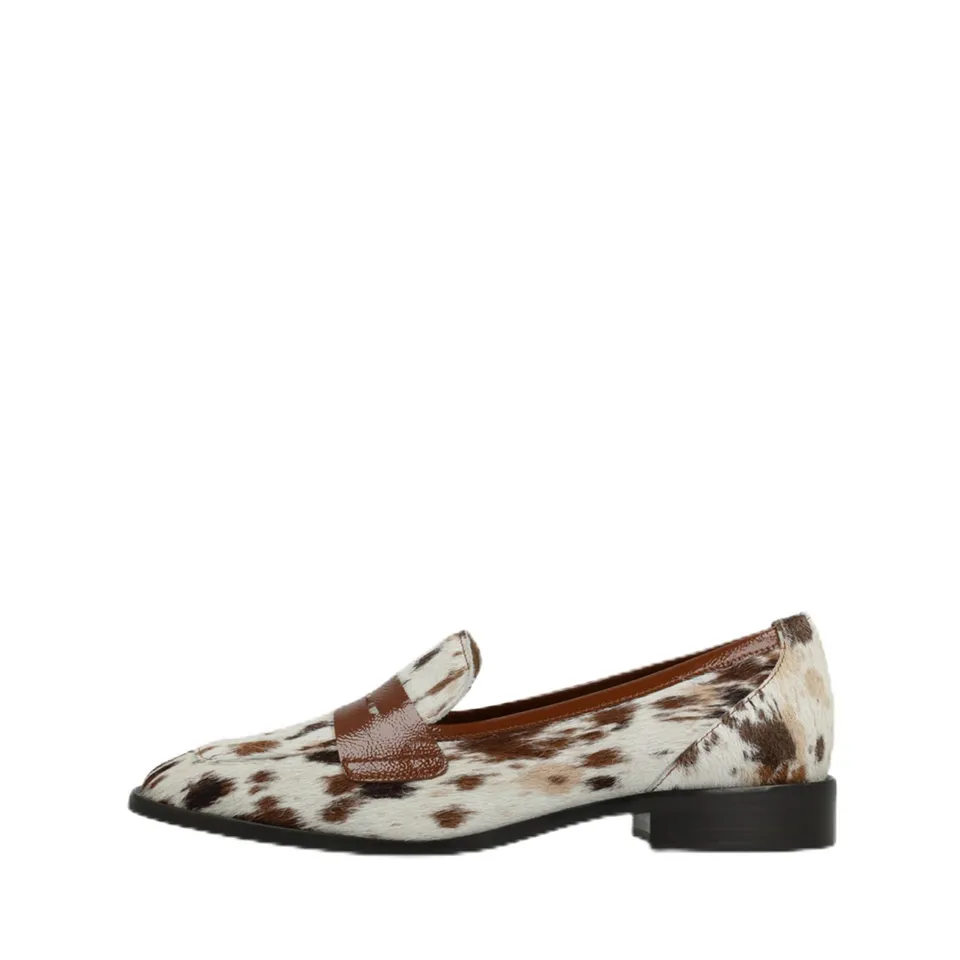 LODI BERECO-INO mocassins animal print cuir