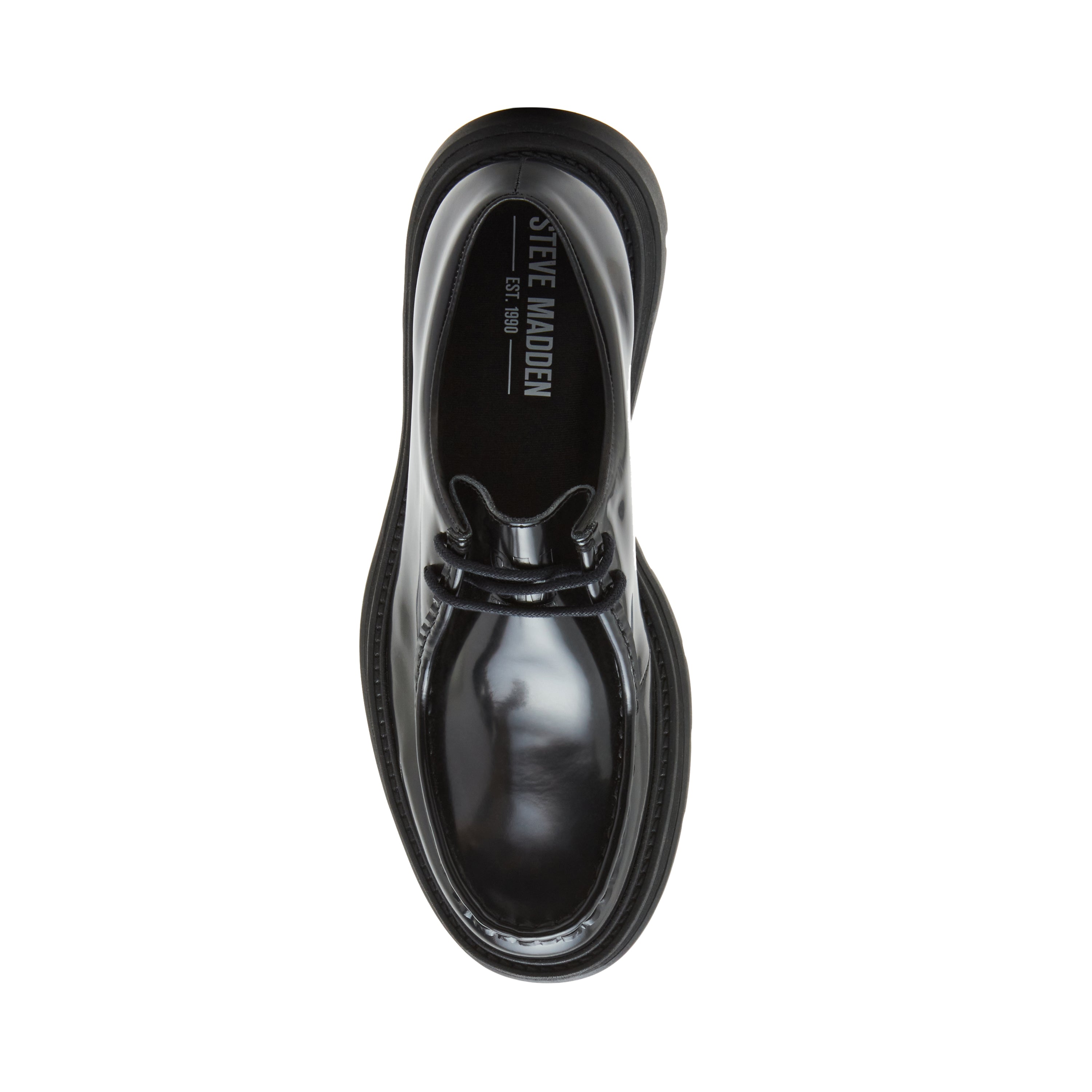 Steve Madden Reice mocassin cuir noir homme