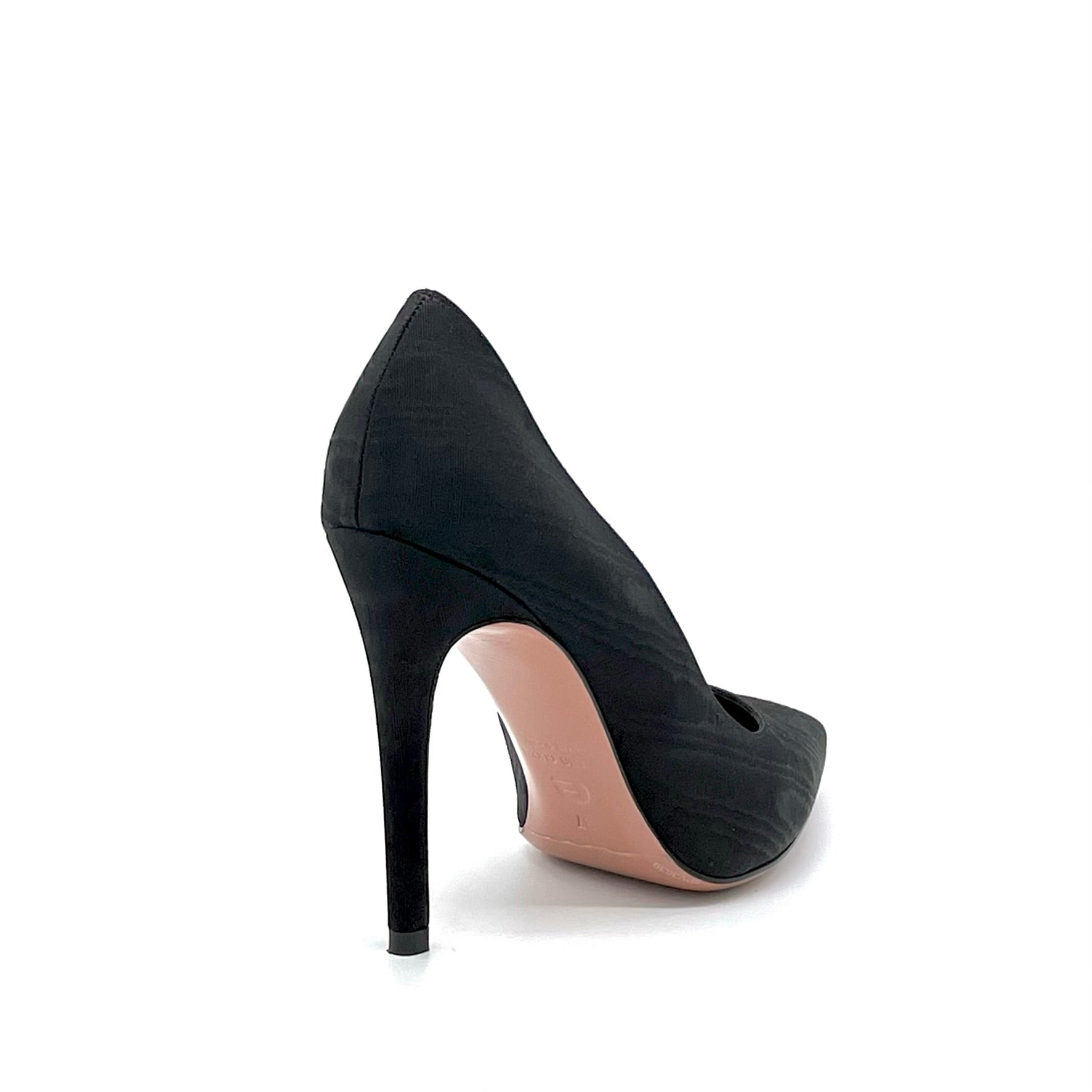 ELATA 52555 escarpins tissu noir talon 10,5 cm