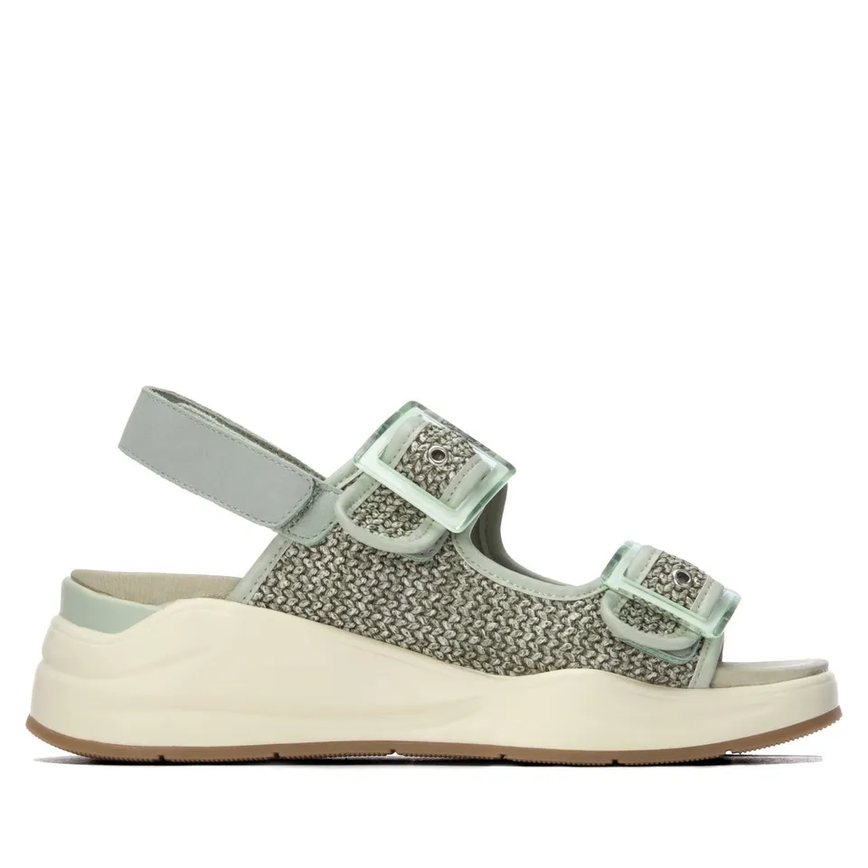 Carmela 16326702 sandales femme vert compensées