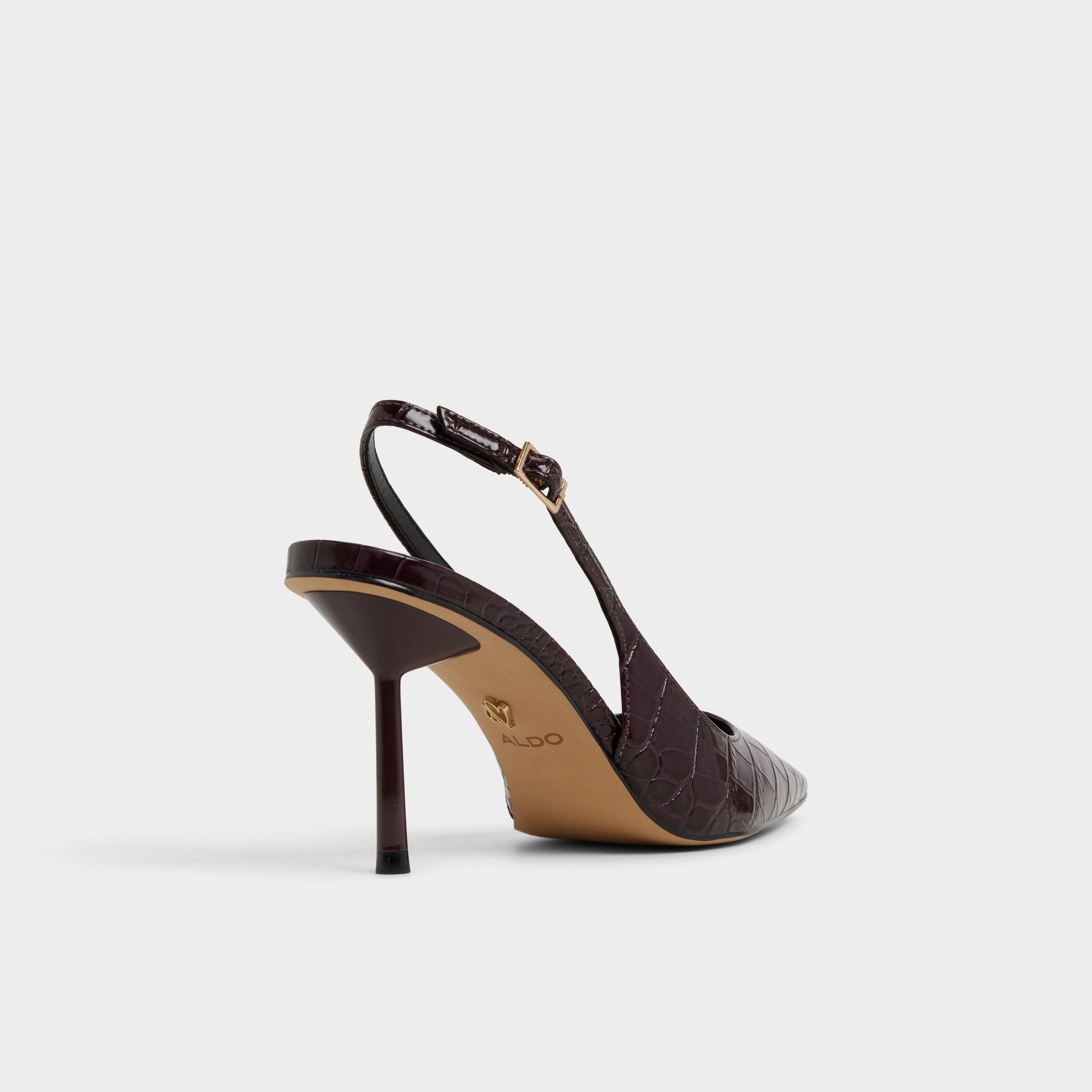 ALDO Seralina sandales talon rouge croco