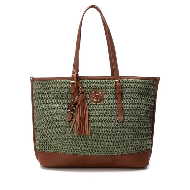 Carmela 18613003 sac raphia vert 30x37x11 cm