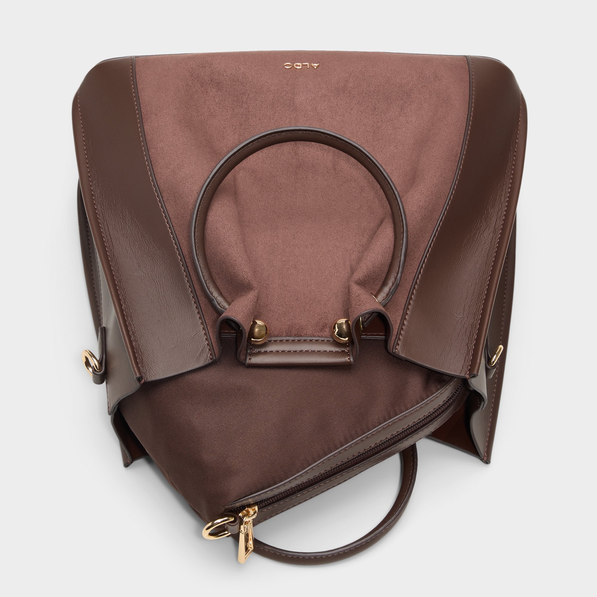 ALDO Maxiaa sac seau femme marron suède