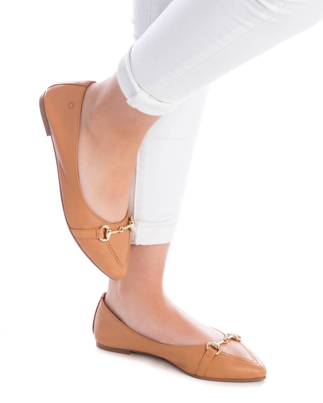 Carmela 16055201 ballerines cuir marron plat