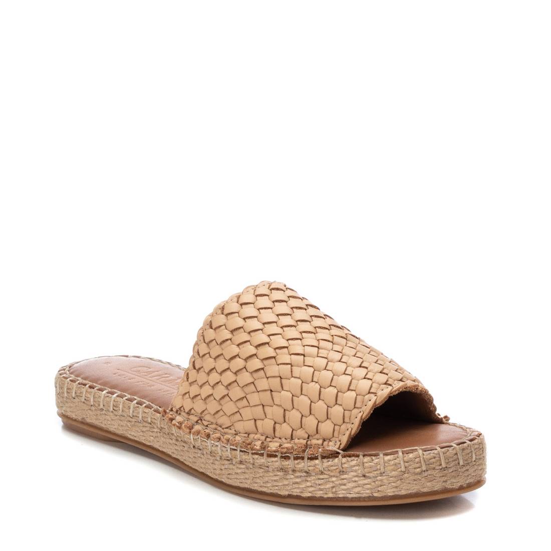 Carmela 16048706 sandales cuir marron semelle jute