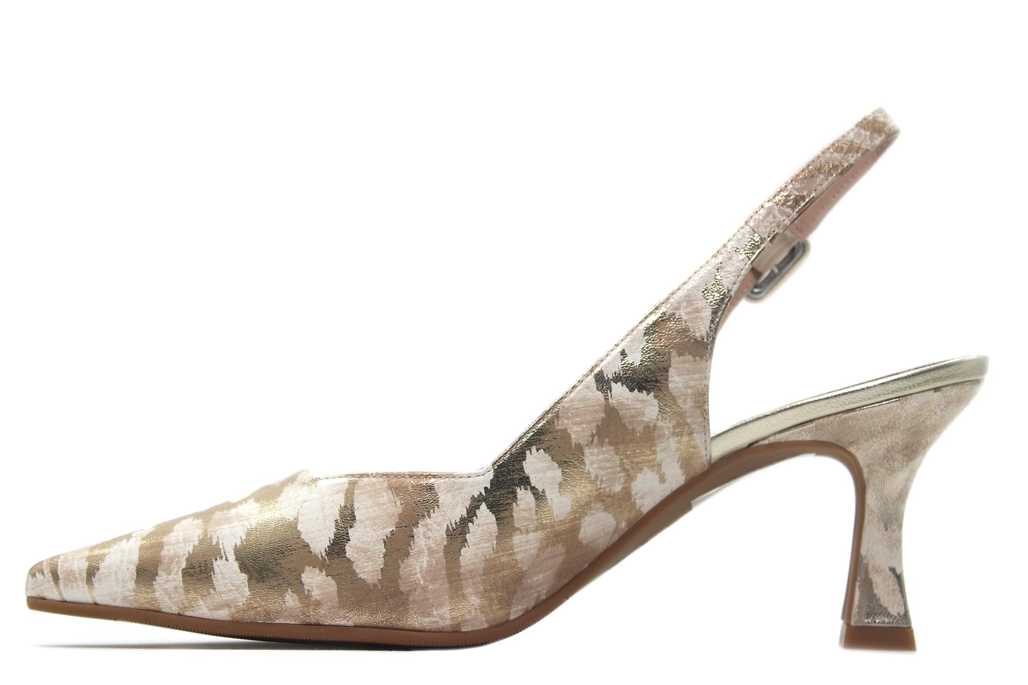 Lodi Juco escarpins champagne cuir talon 8 cm