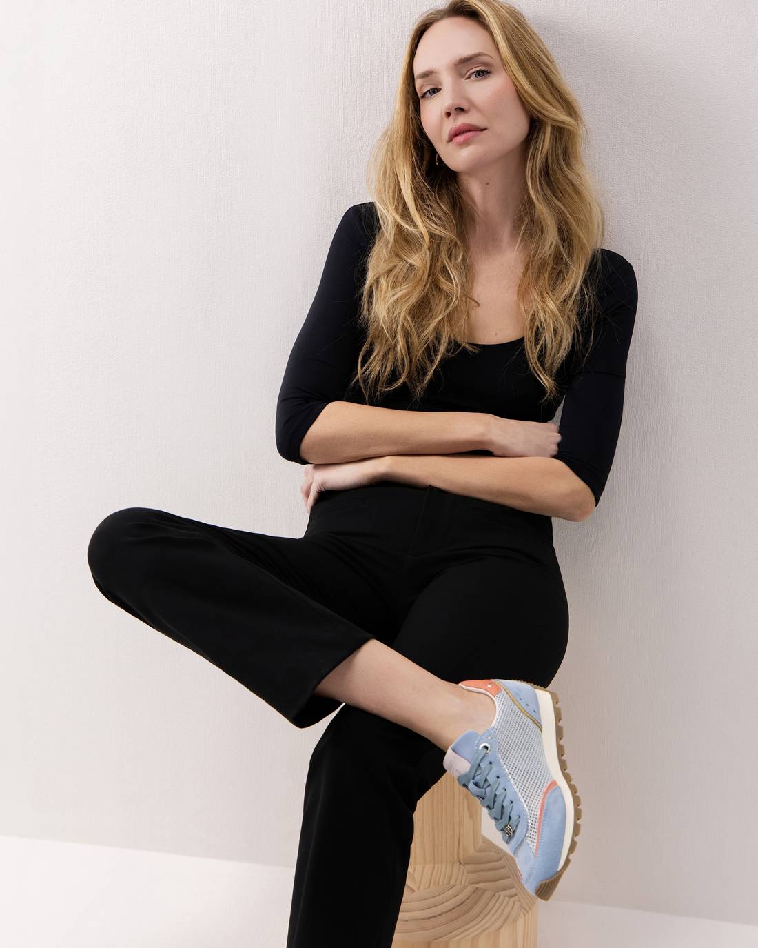 Carmela 16321301 sneakers femme textile bleu jeans