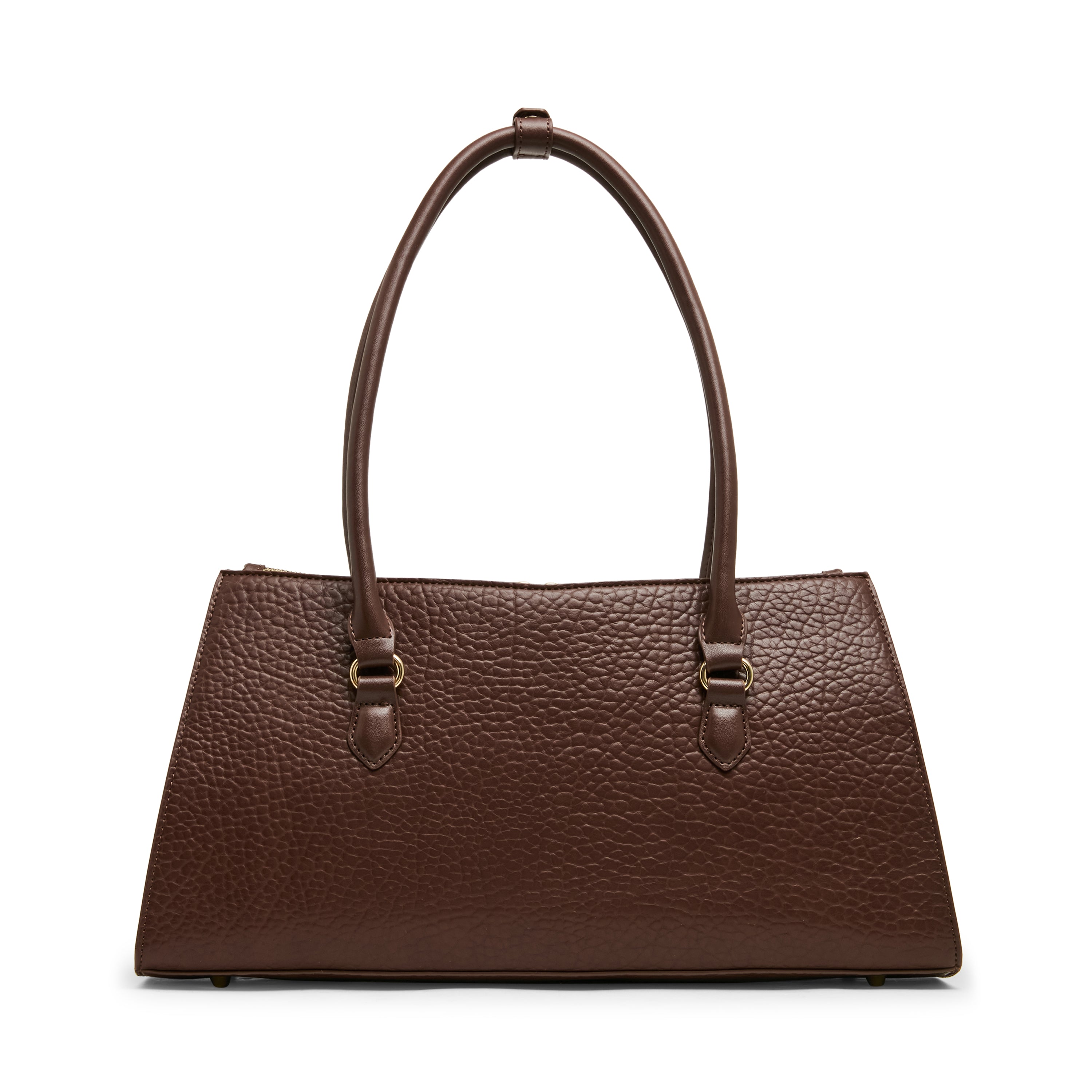 Steve Madden Bshirley sac shopper marron doré zippé