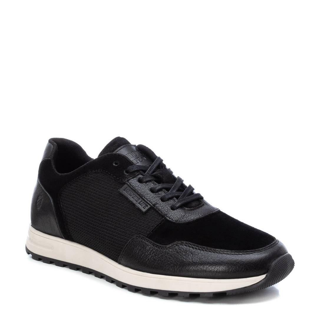 Carmela 16103903 baskets homme cuir noir lacets