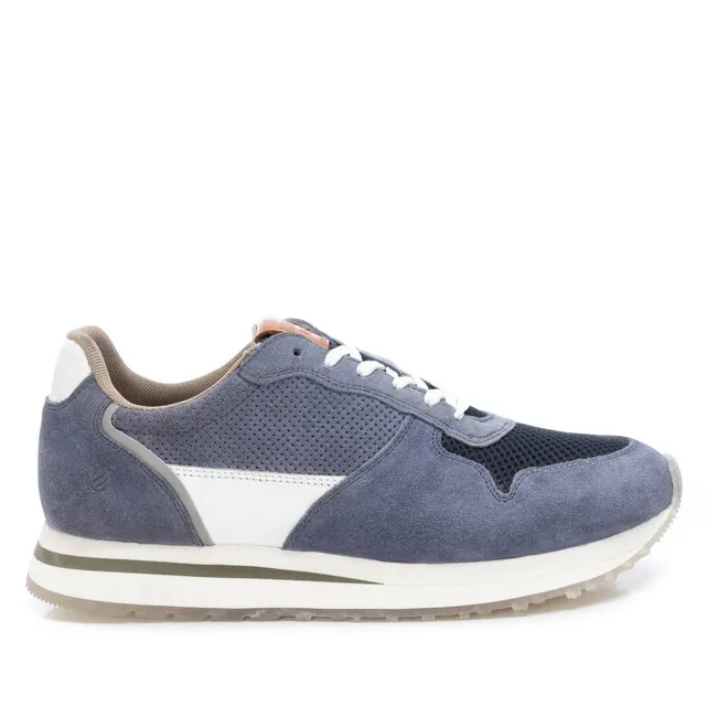 Carmela 16081602 baskets homme bleu cuir