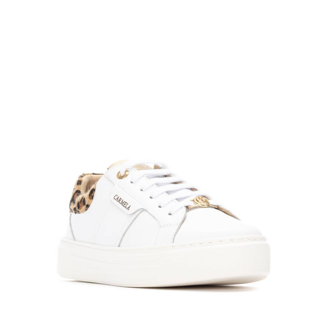 Carmela 16269601 baskets femme blanches cuir