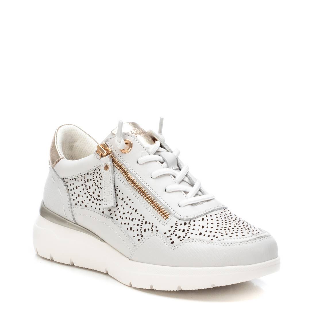 Carmela 16227404 baskets cuir blanc ajouré