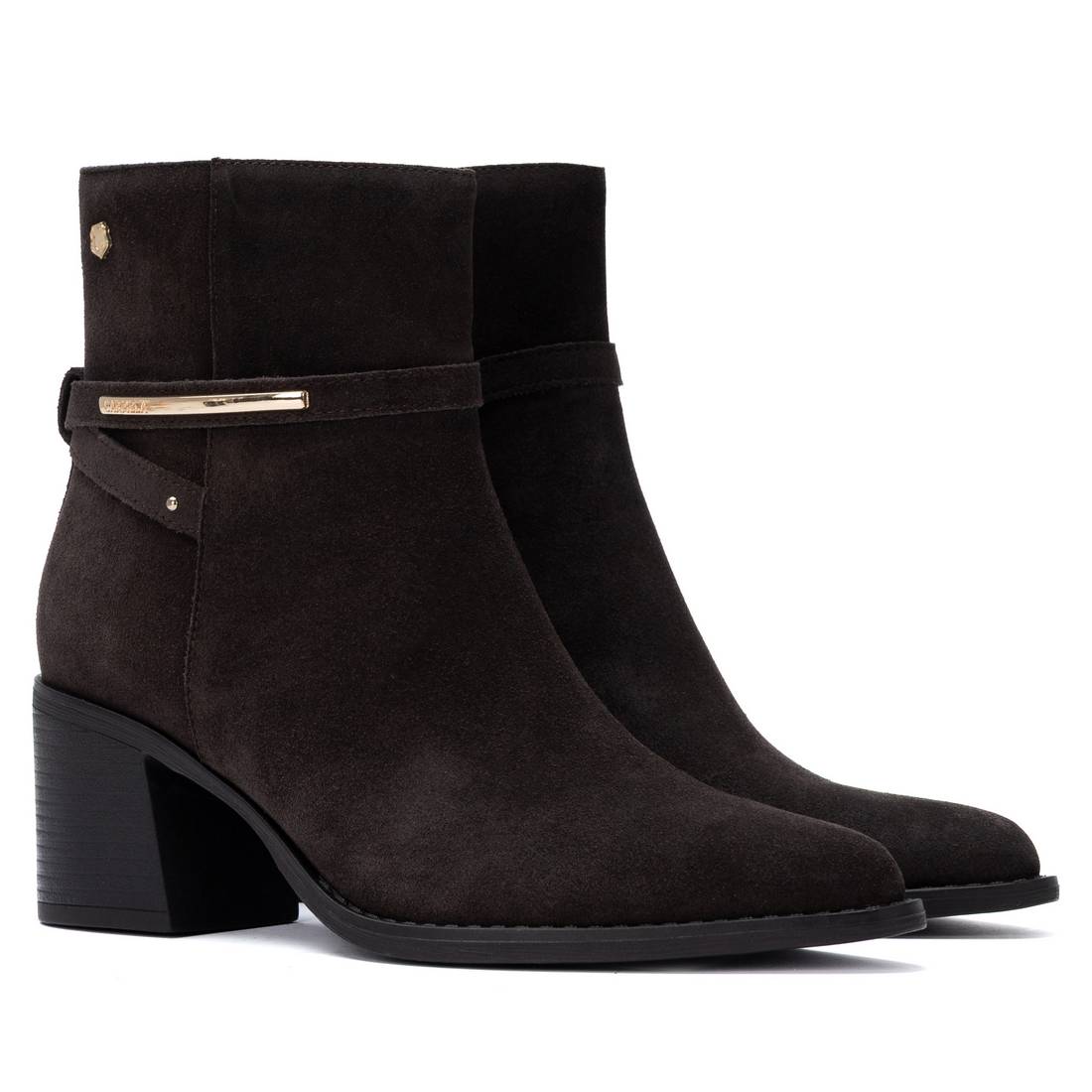 Carmela 16439801 bottine serrage marron talon 35-41