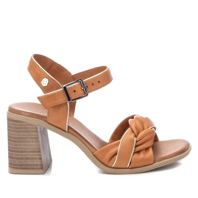 Carmela 16079101 sandale marron cuir talon 8 cm