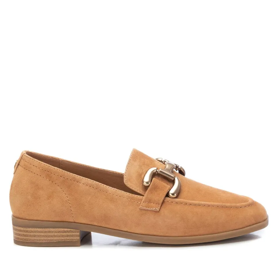 Carmela 161503 16150303 mocassin marron cuir plat
