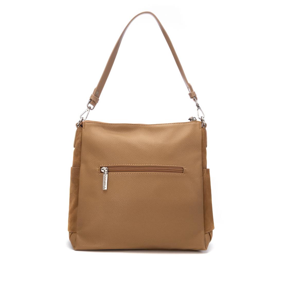 Carmela 18620401 sac épaule camel aspect cuir