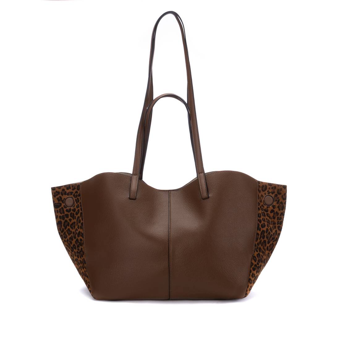 Carmela 18617901 sac shopper cuir léopard