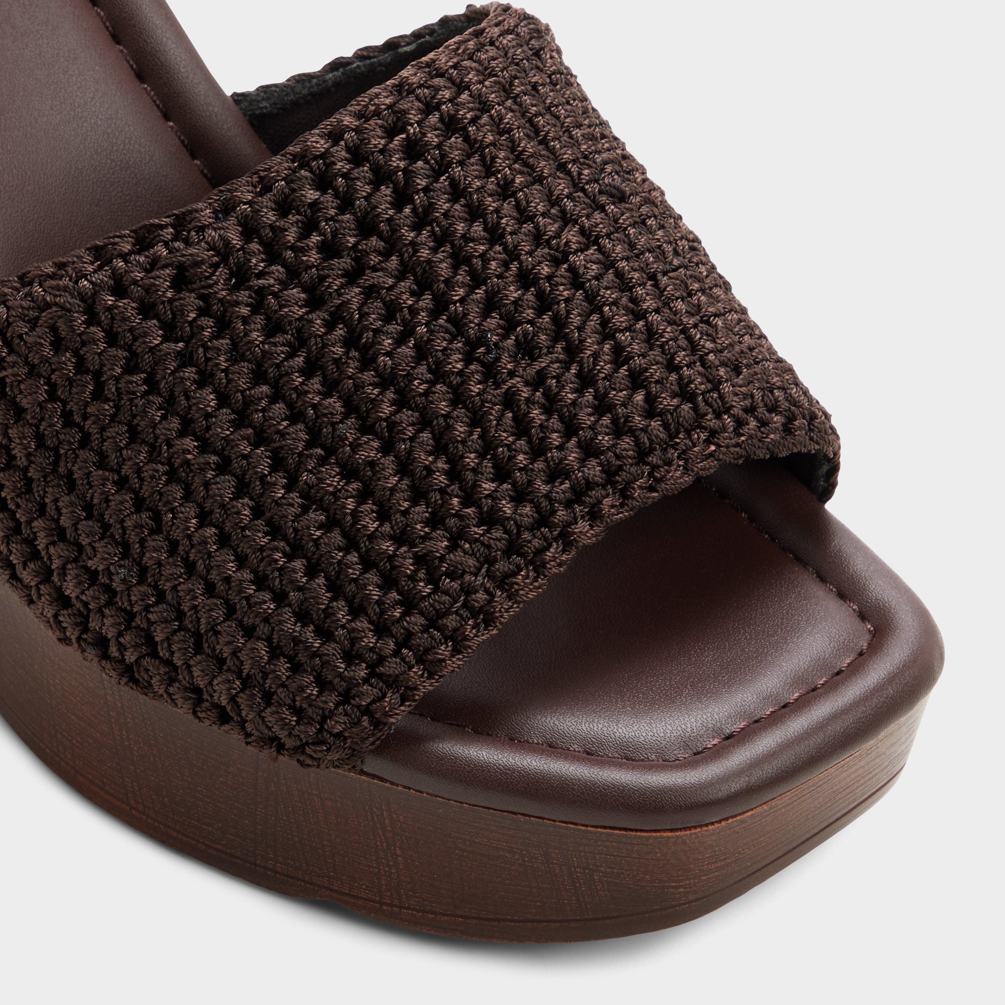 ALDO Grounded compensées marron