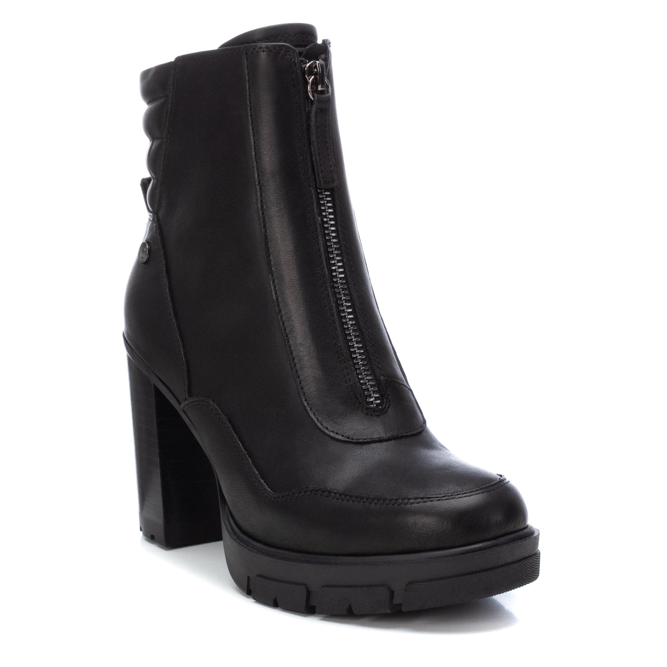 Carmela 16028601 bottine femme noire cuir talon 9 cm