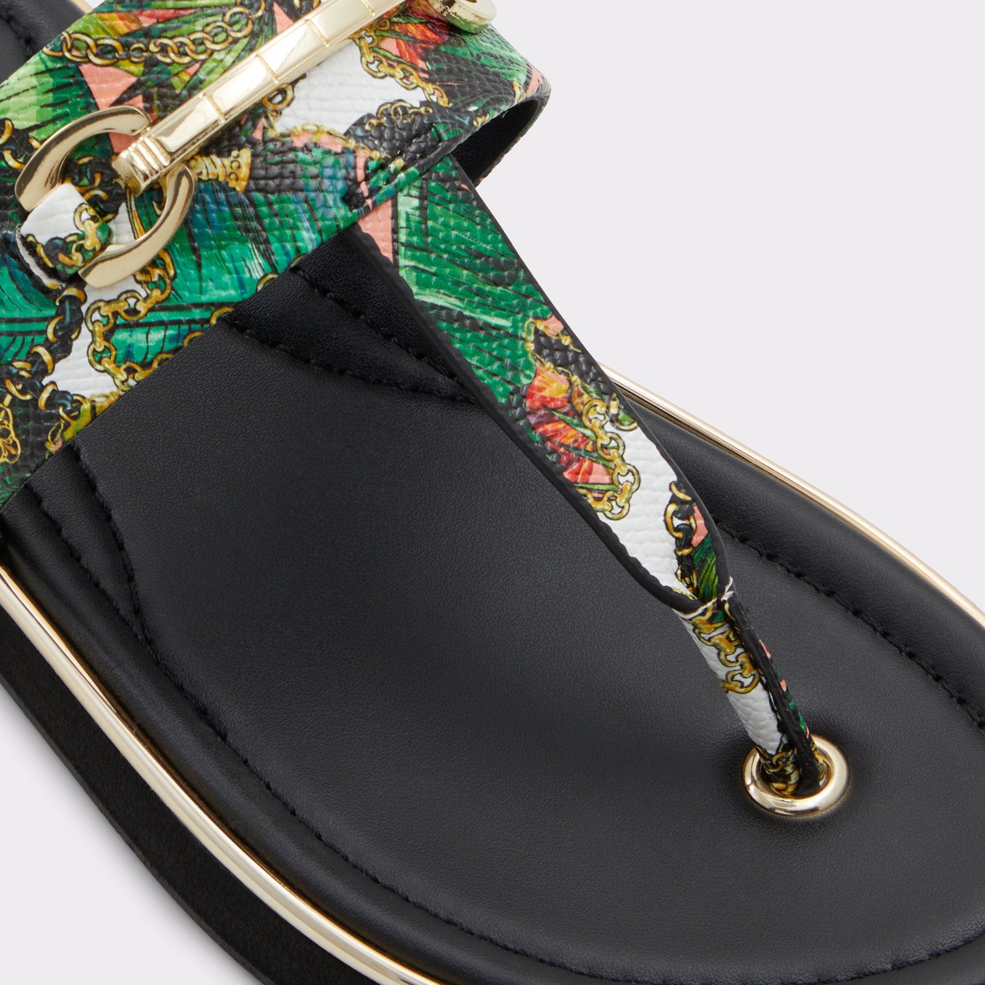 ALDO Deverena sandales plates femme détail métal