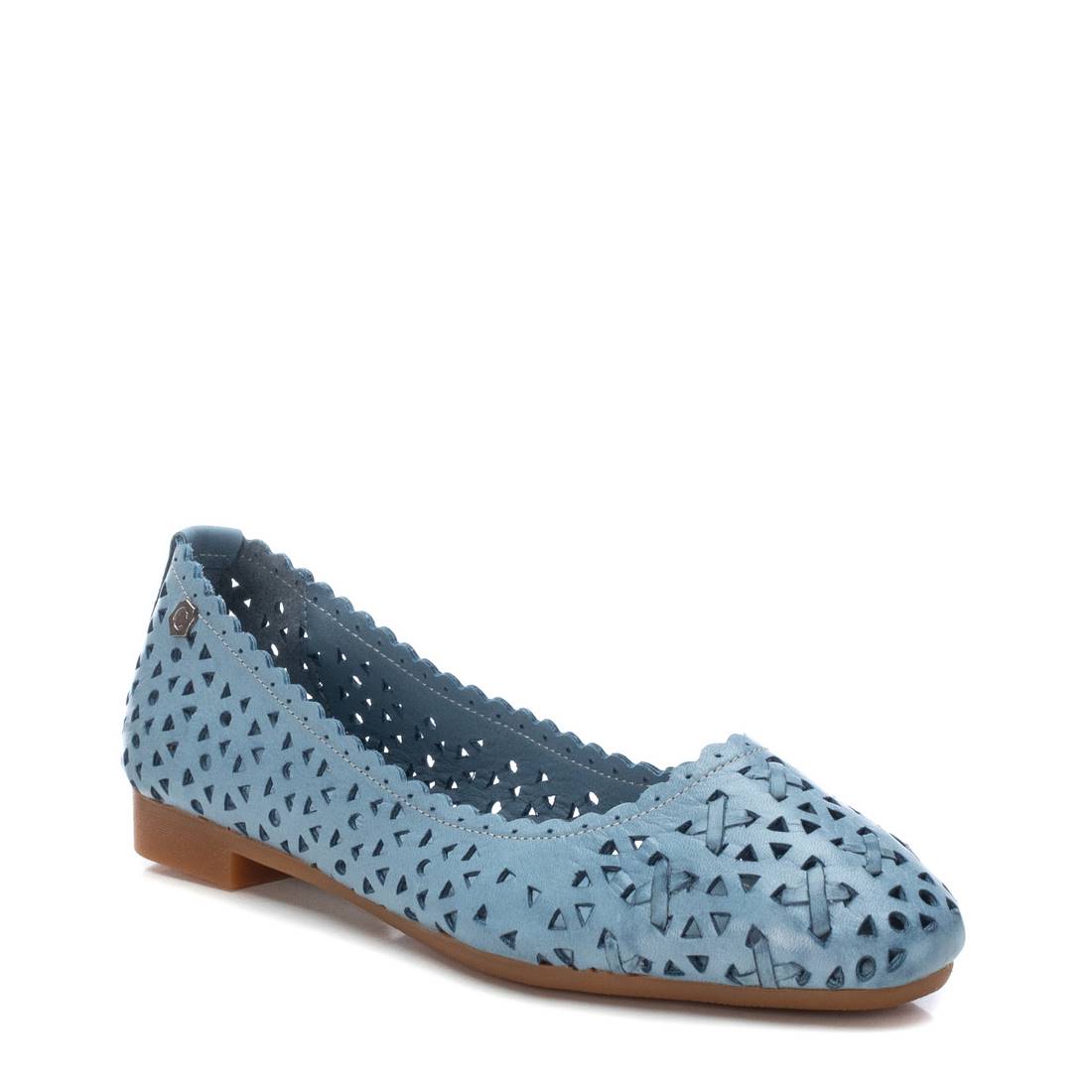 Carmela 16067304 ballerines cuir bleu ajouré