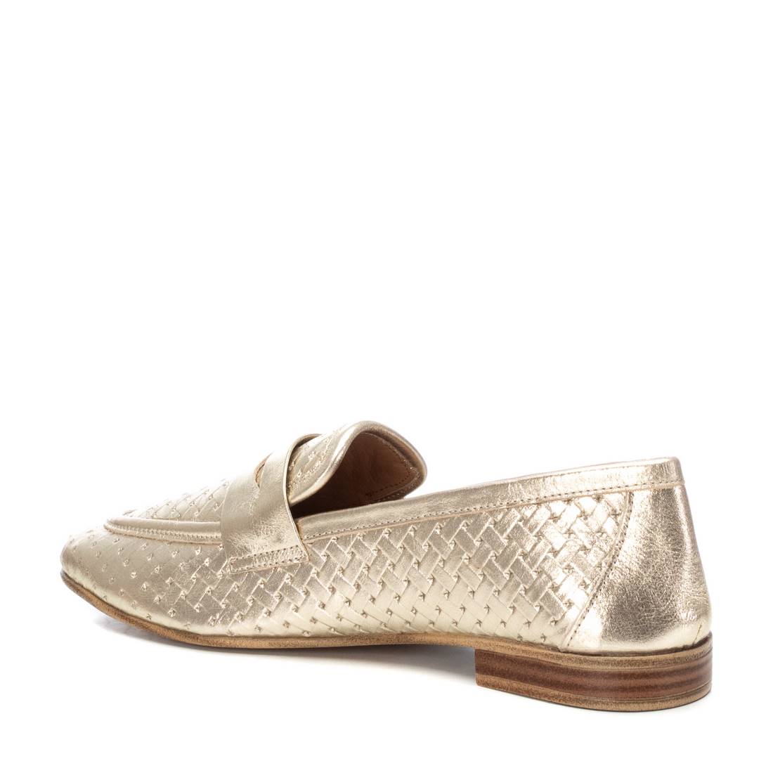 Carmela 16155804 mocassins cuir doré tressé