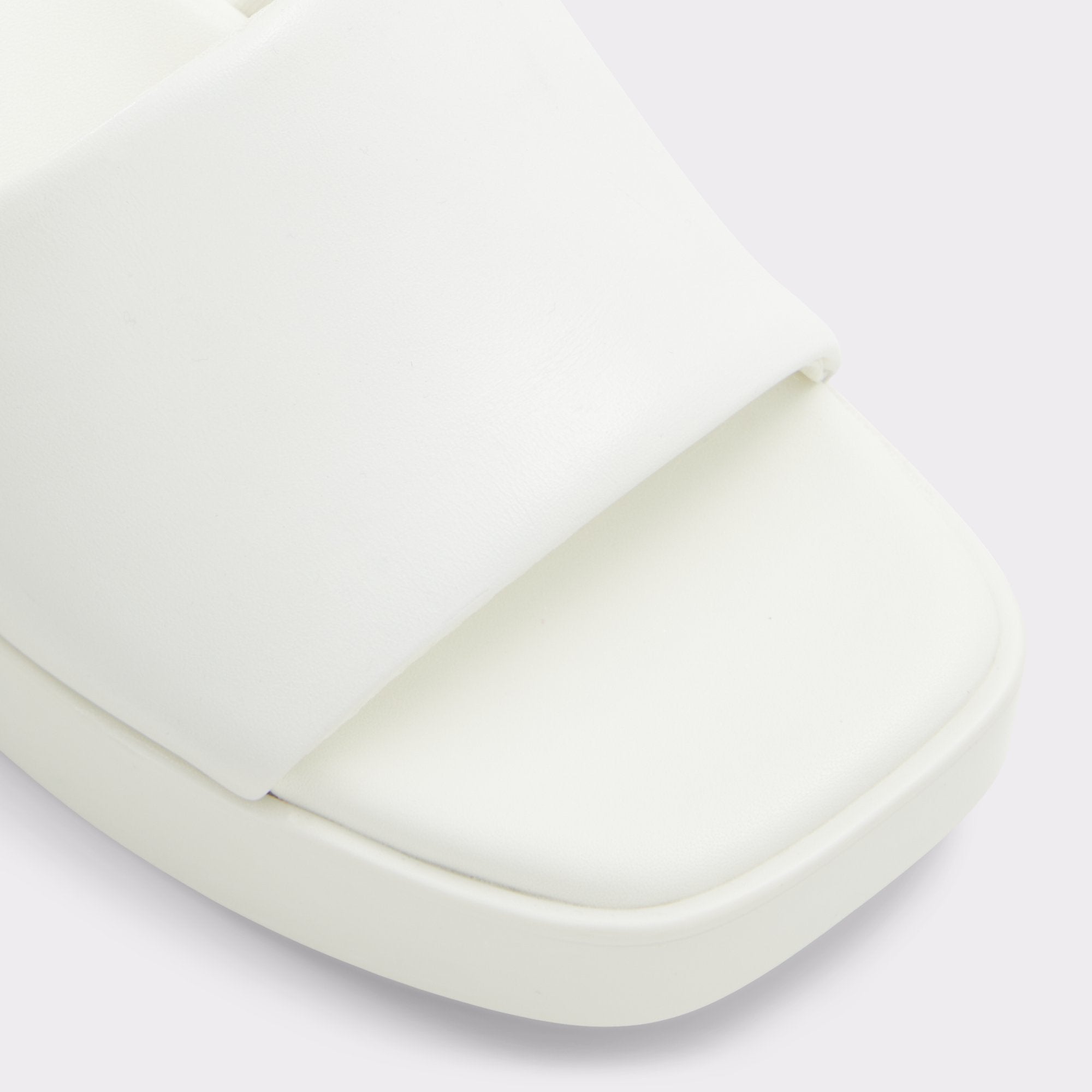 ALDO Babbie mules blanches femme petit talon