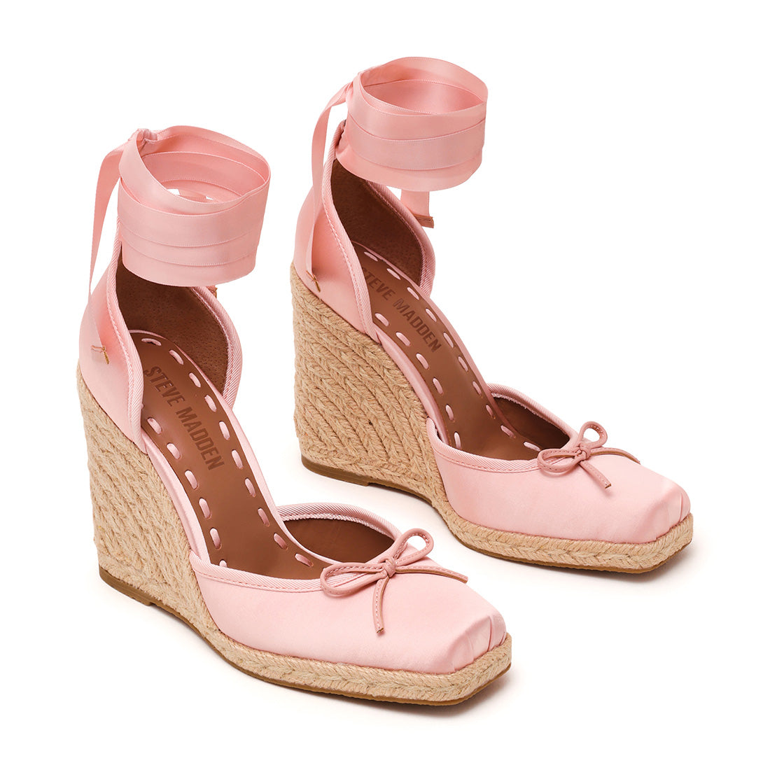 Steve Madden Varina sandale satin rose talon 10 cm