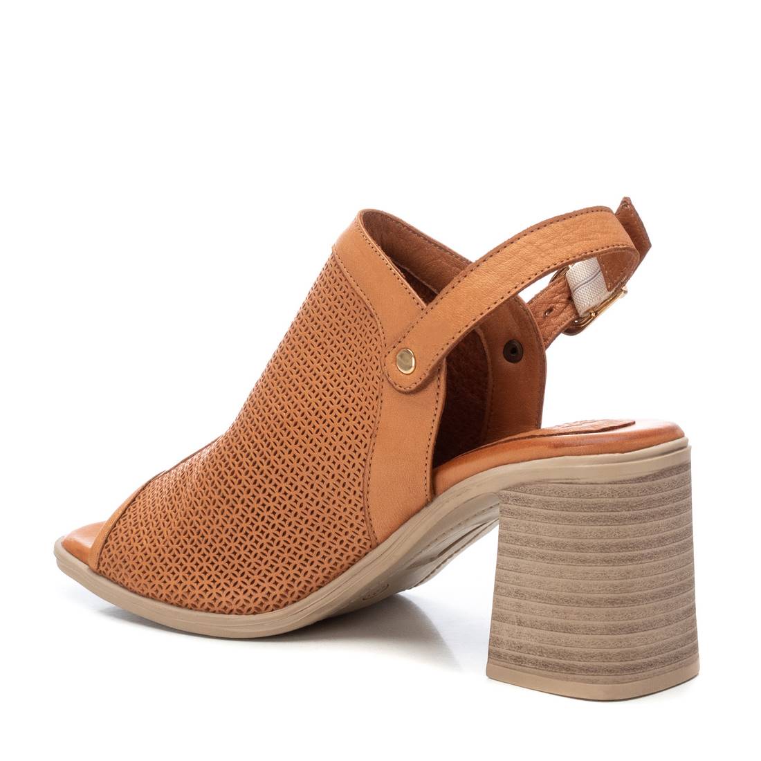 Carmela 16159701 sandale à talon cuir marron
