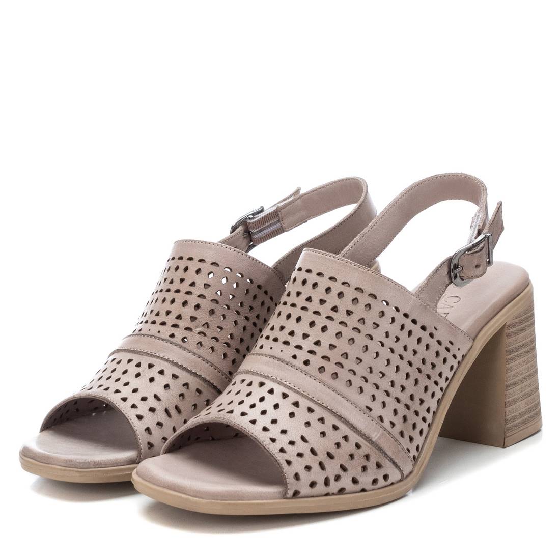 Carmela 16065102 sandales cuir blanc talon 9 cm