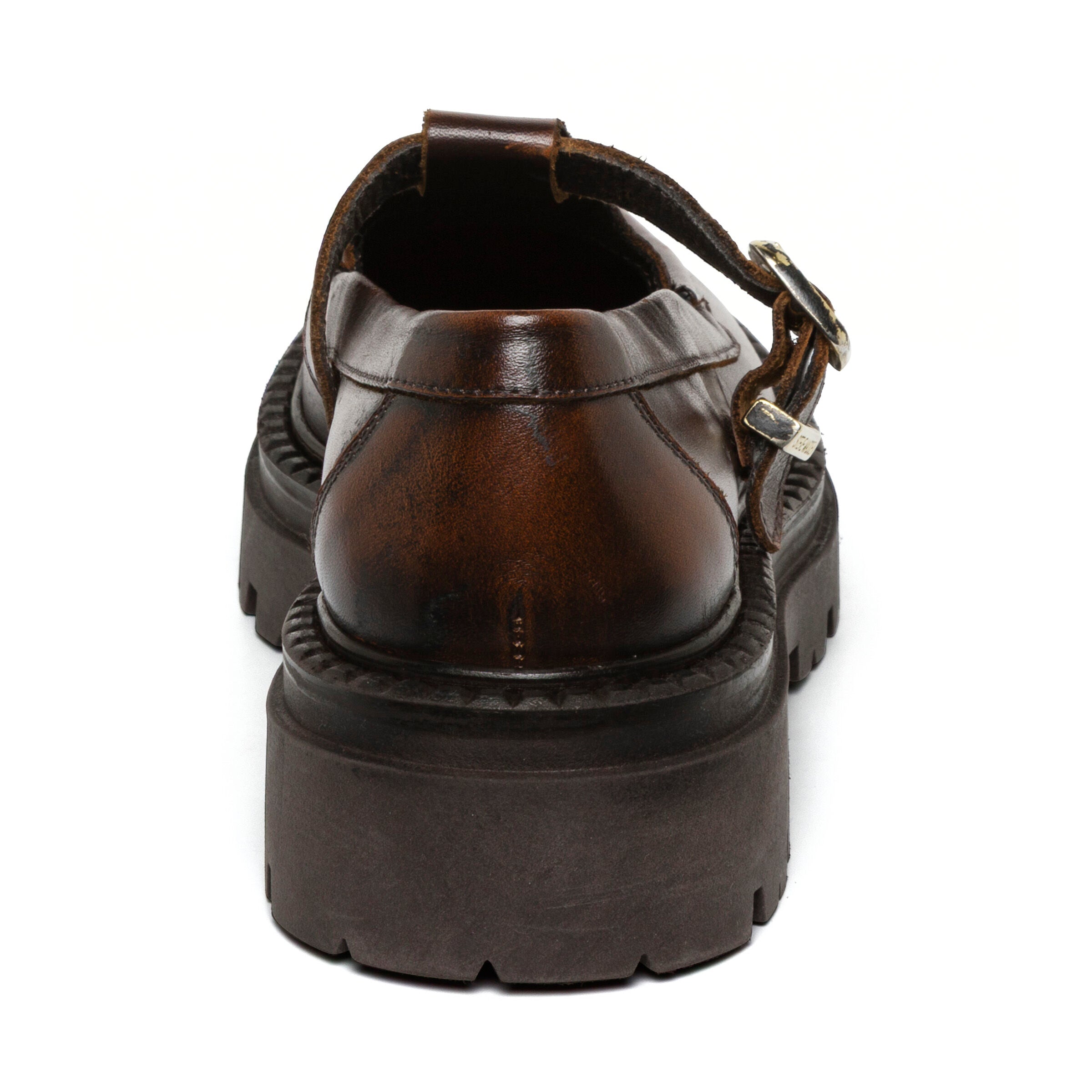 Steve Madden Kendari Flat mocassins cuir marron boucle