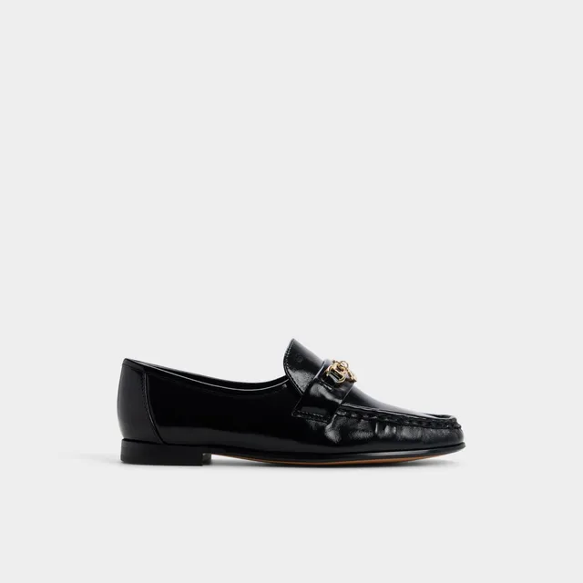 ALDO Verillon mocassins vernis boucle dorée