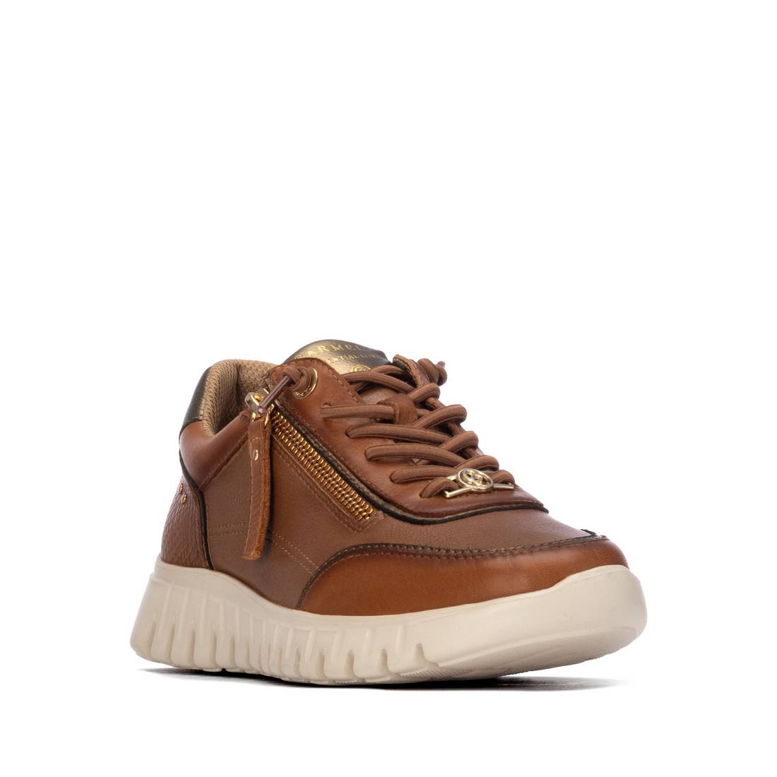 Carmela 164244 16424402 basket cuir camel