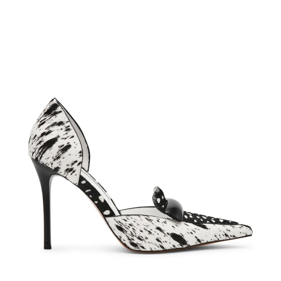 Steve Madden Delphini-H escarpin noir blanc talon 9,7 cm