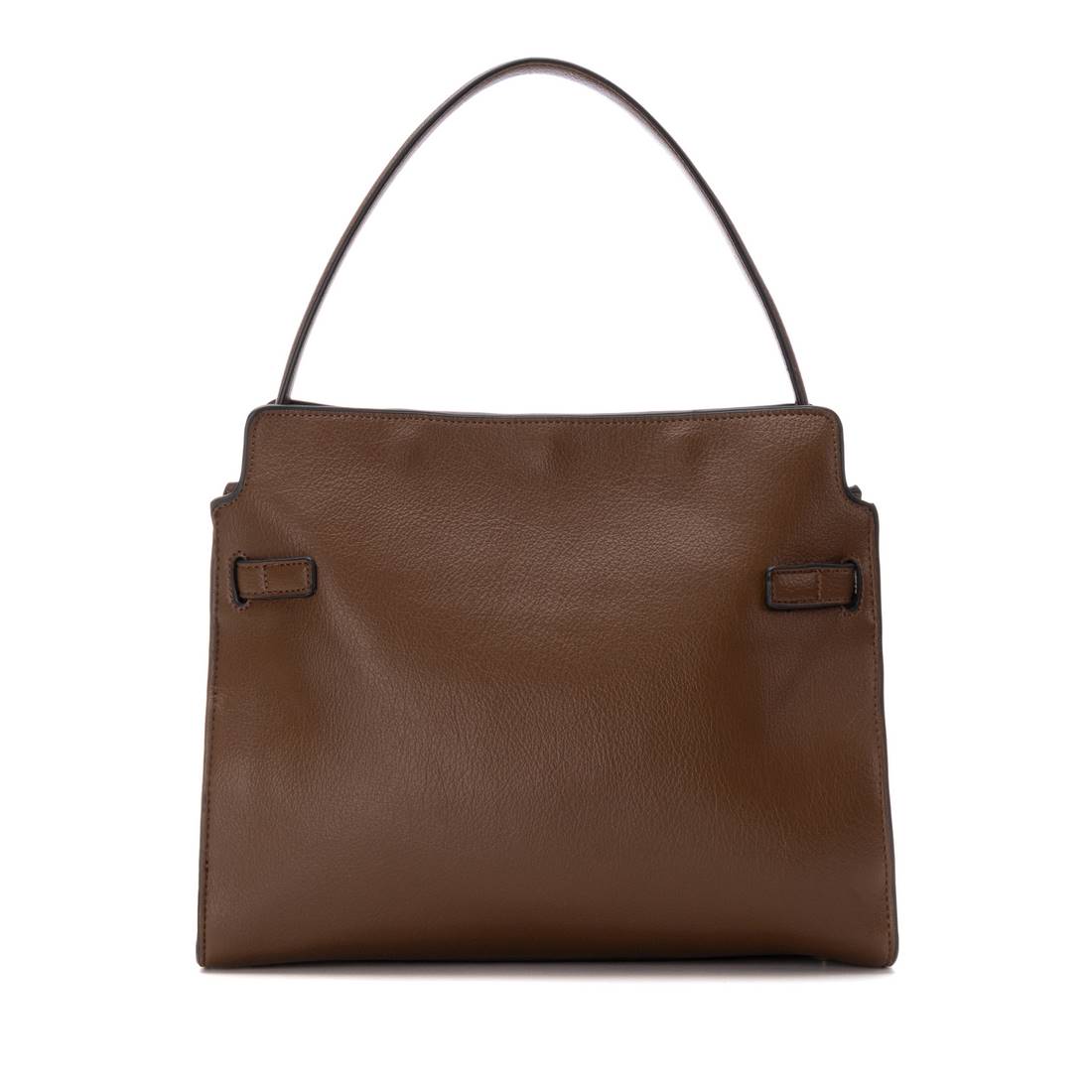Carmela 18616802 sac femme cuir camel zip 33 cm