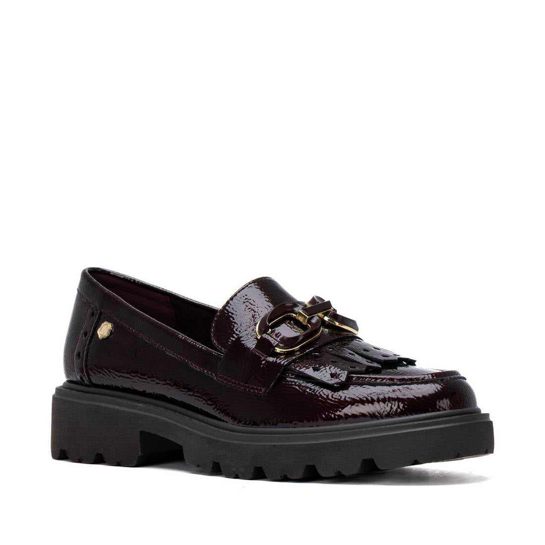 Carmela 16436903 mocassin femme bordeaux talon bas