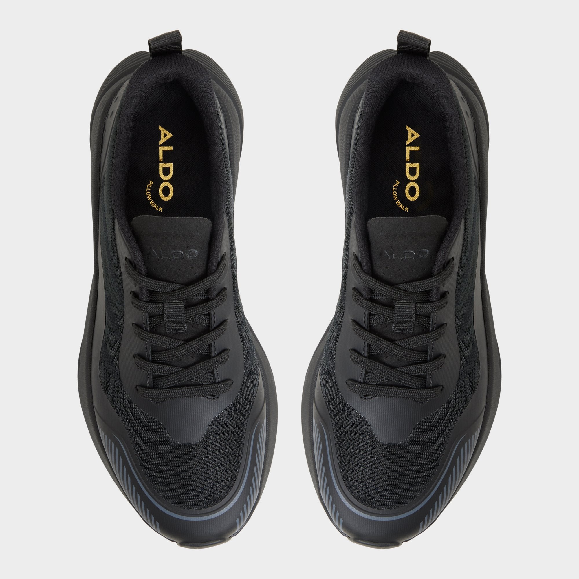 ALDO Pillowstep sneakers noires mesh compensées