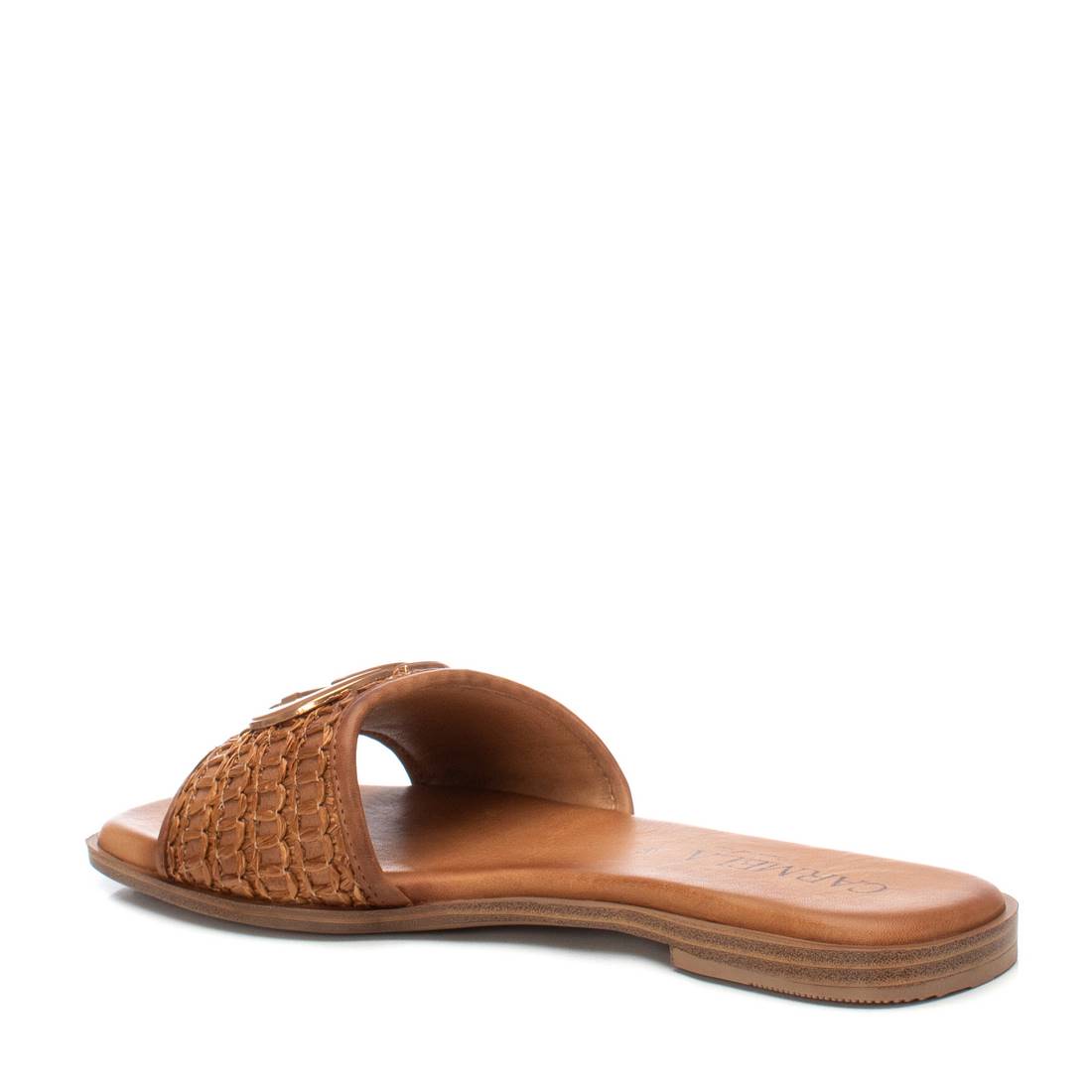 Carmela 16219301 sandale camel plate ornement