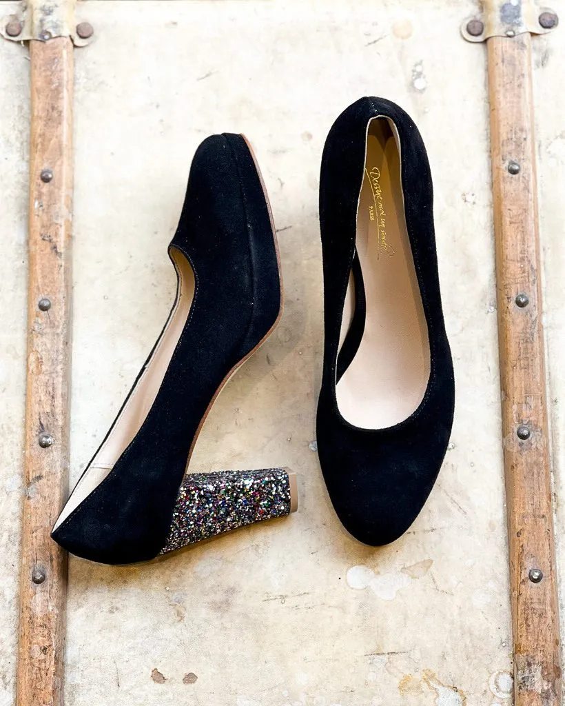 Dessine Moi Un Soulier escarpin plateforme noir grande pointure