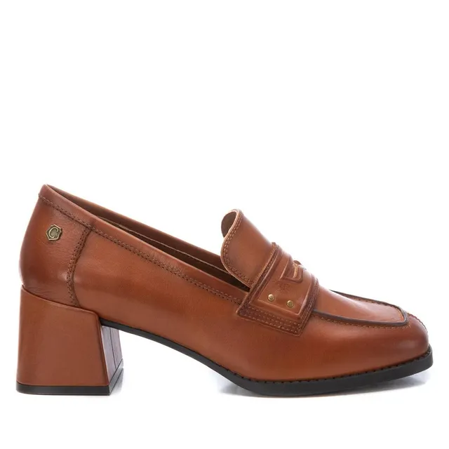 Carmela 16185302 mocassin cuir marron talon 5 cm